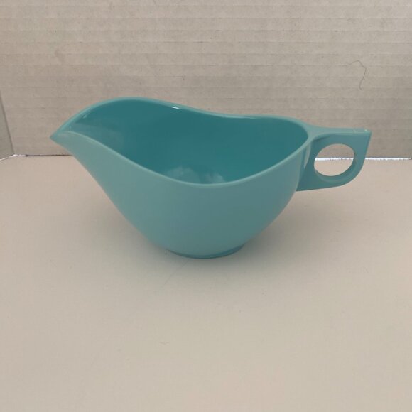 Vintage MELMAC creamer sugar and 4 cups Reto Made in Canada Turquoise - Picture 4 of 8